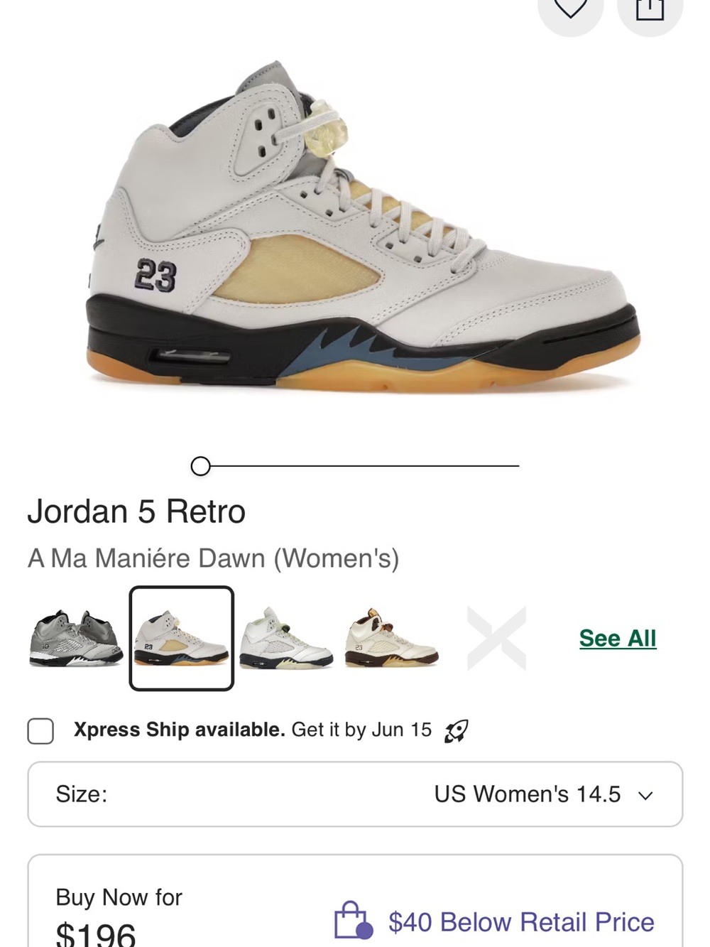 Jordan Navy and White Mid-Top Sneaker